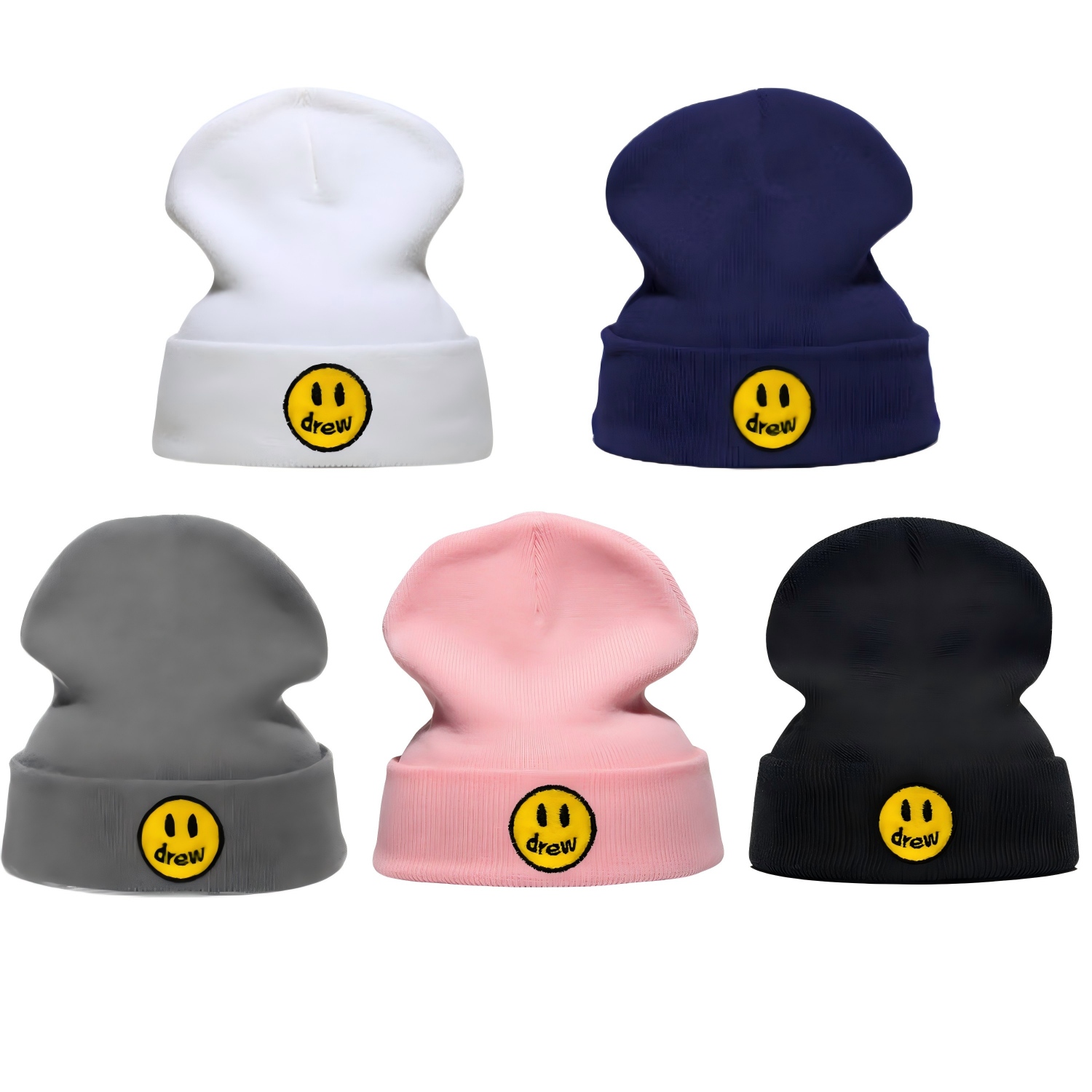 New Embroidered Knit Beanie Me - Beanie Cuffed Knit 评论和价格