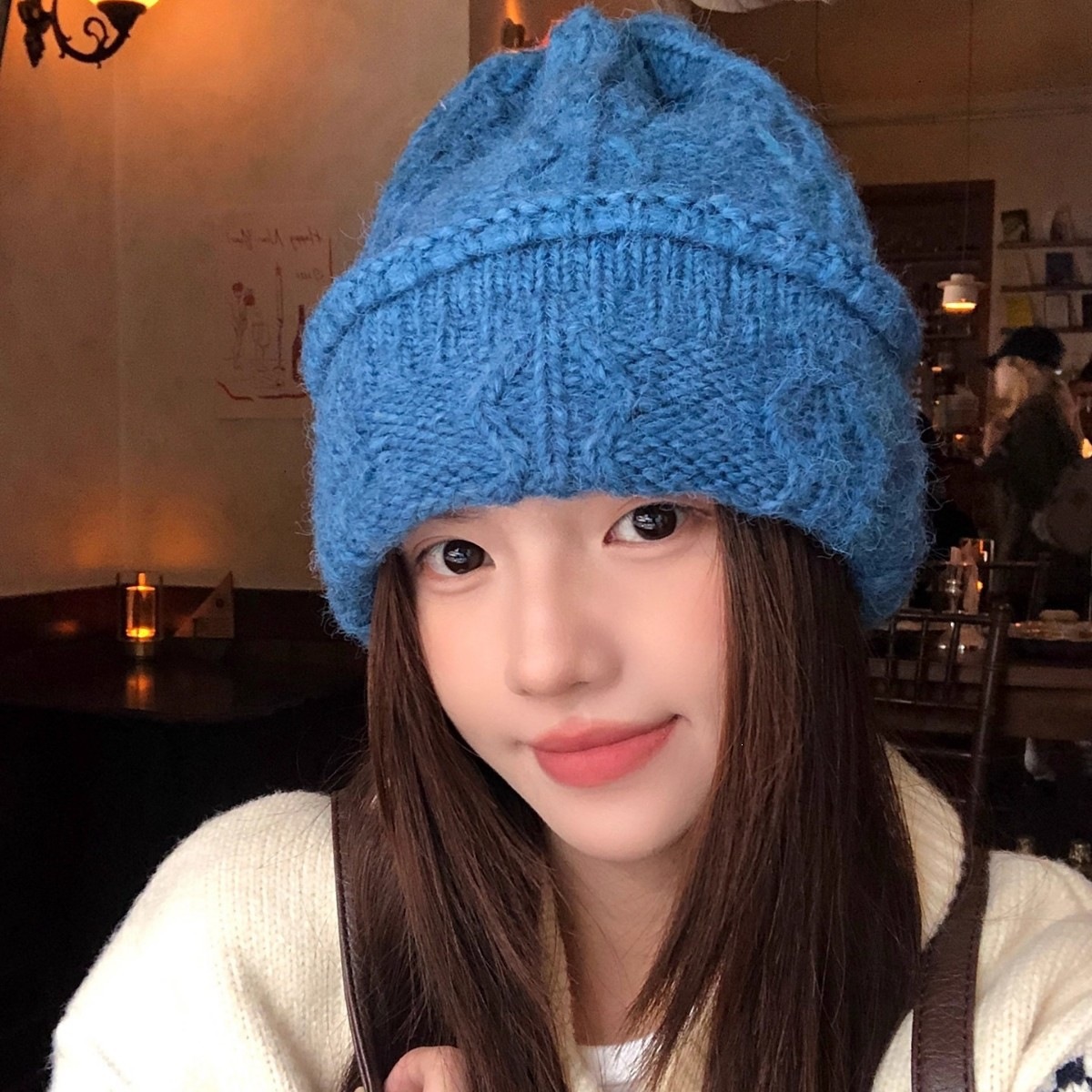 Cream Cable Knit Beanie Women  - Beanie Cuffed Knit 评论和价格