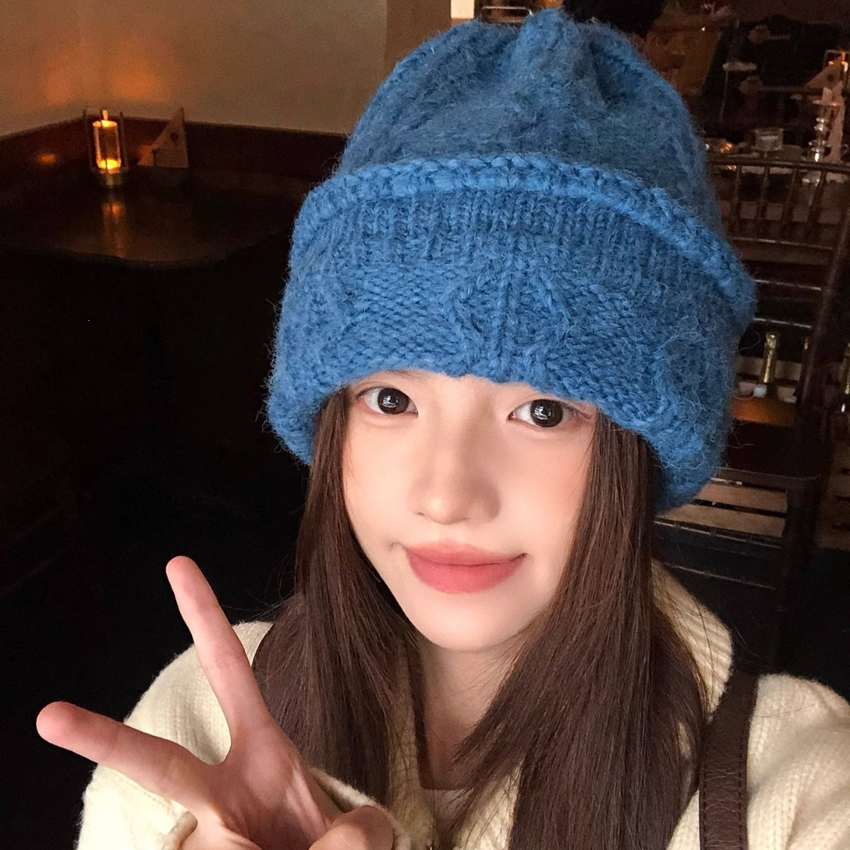 Cream Cable Knit Beanie Women  - Beanie Cuffed Knit 评论和价格