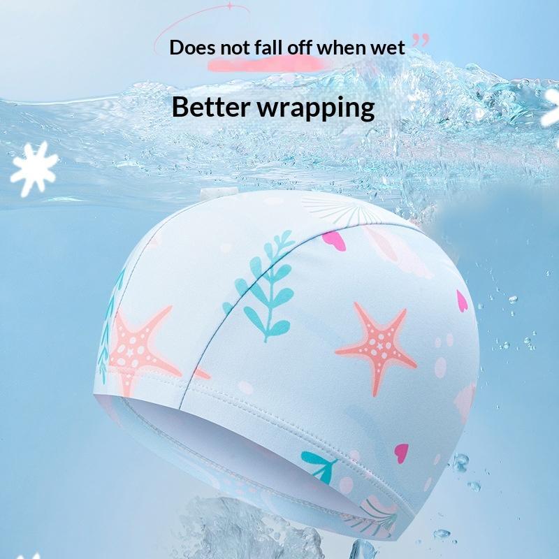 Kids Cartoon Swim Cap Elastic  - Swim Hat Silicone 评论和价格